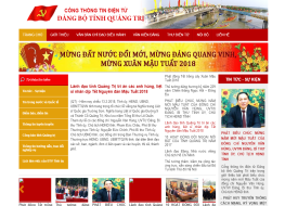 Cổng thông tin điện tử Tỉnh ủy Quảng Trị Cổng thông tin điện tử Tỉnh ủy Quảng Trị